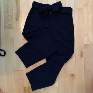Wilfred Tie-Front Pant in Navy (Jallade)